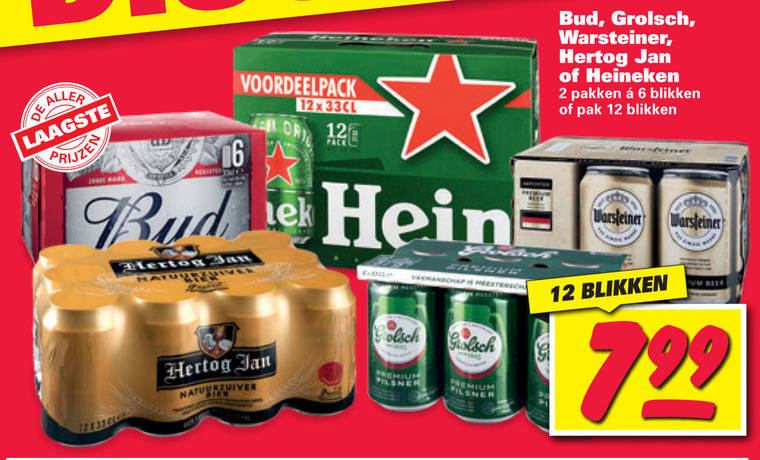 Hertog Jan Blikje Bier Folder Aanbieding Bij Nettorama Details