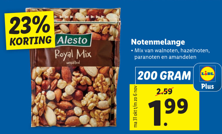 Noten Folder Aanbieding Bij Lidl Details