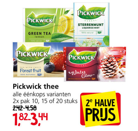 Pickwick Thee Folder Aanbieding Bij Jan Linders Details