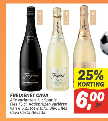 Freixenet Champagne Sparkling Wijn Folder Aanbieding Bij Dekamarkt