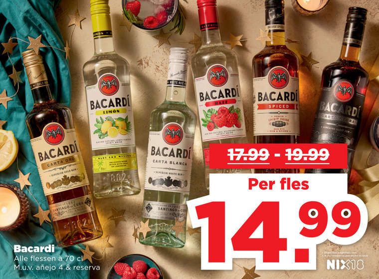 Bacardi Rum Folder Aanbieding Bij Plus Details