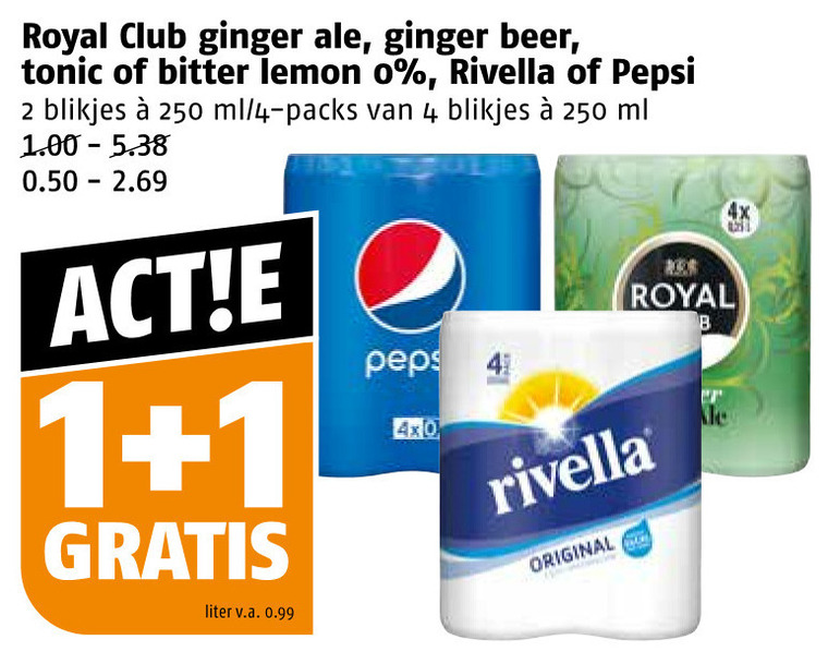 Rivella Frisdrank Cola Folder Aanbieding Bij Poiesz Details