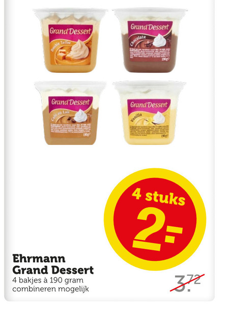 Ehrmann Toetje Folder Aanbieding Bij Coop Details