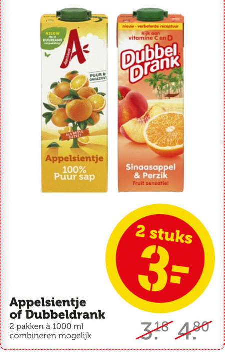 Appelsientje Fruitdrank Folder Aanbieding Bij Coop Details