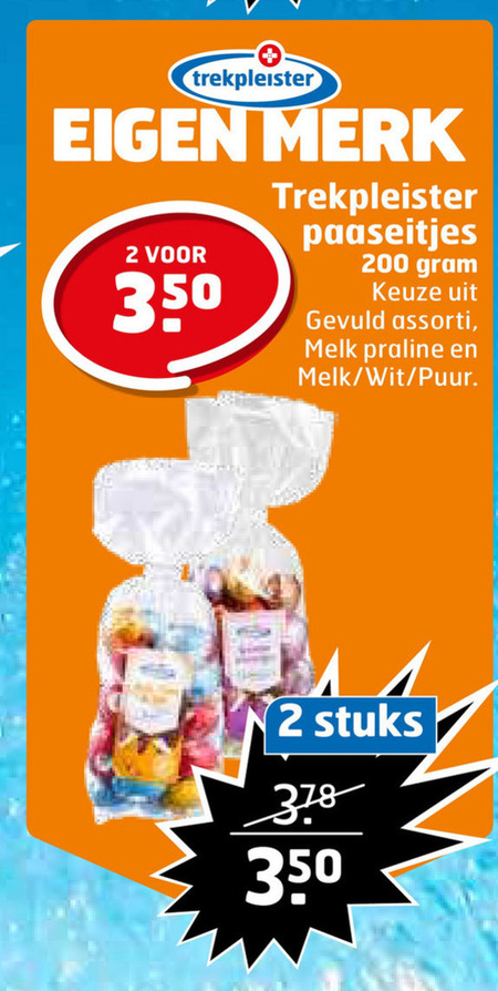 Trekpleister Huismerk Paaseitjes Folder Aanbieding Bij Trekpleister