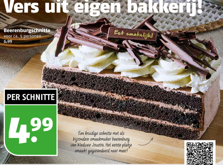 Slagroomschnitte Folder Aanbieding Bij Poiesz Details