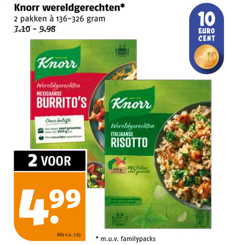 Knorr Maaltijdmix Folder Aanbieding Bij Poiesz Details