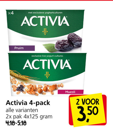 Danone Activia Vruchtenyoghurt Folder Aanbieding Bij Jan Linders Details