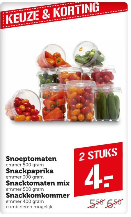 Cherry Tomaten Snackkomkommer Folder Aanbieding Bij Coop Details