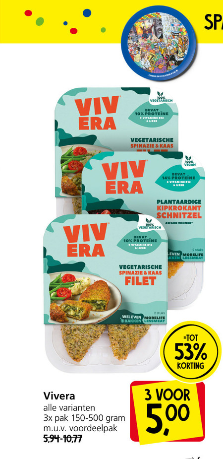 Vivera Vegetarisch Folder Aanbieding Bij Jan Linders Details