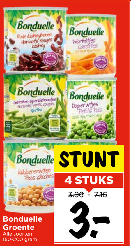 Bonduelle Groenteconserven Folder Aanbieding Bij Vomar Details