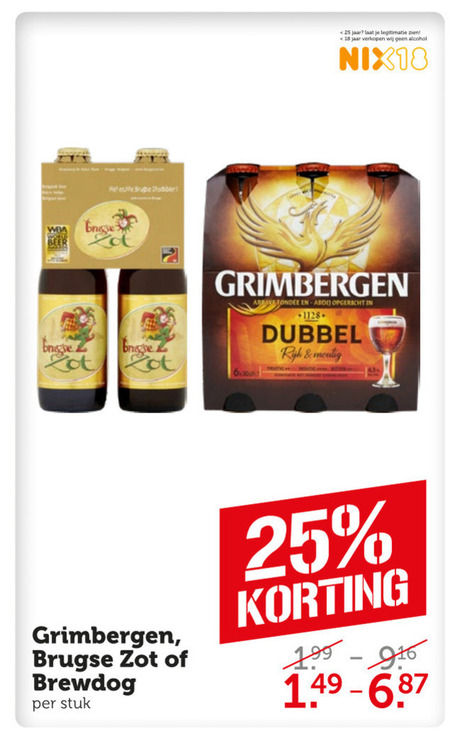 Brugse Zot Speciaalbier Folder Aanbieding Bij Coop Details