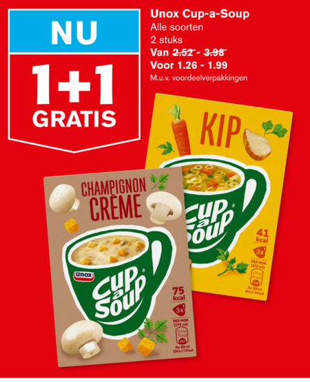 Cup A Soup Soep Folder Aanbieding Bij Hoogvliet Details