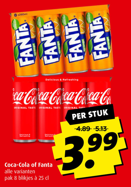 Fanta Frisdrank Cola Folder Aanbieding Bij Boni Details