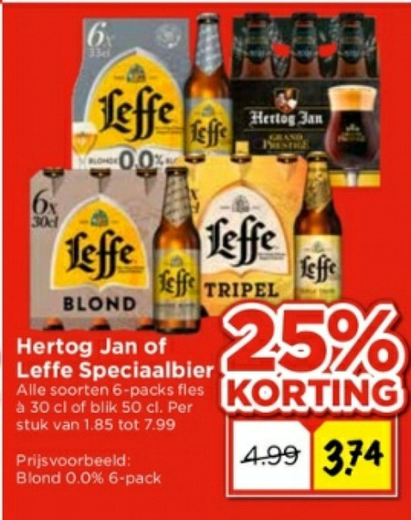 Leffe Speciaalbier Folder Aanbieding Bij Vomar Details