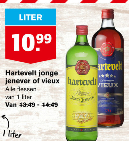 Hartevelt Jenever Vieux Folder Aanbieding Bij Hoogvliet Details