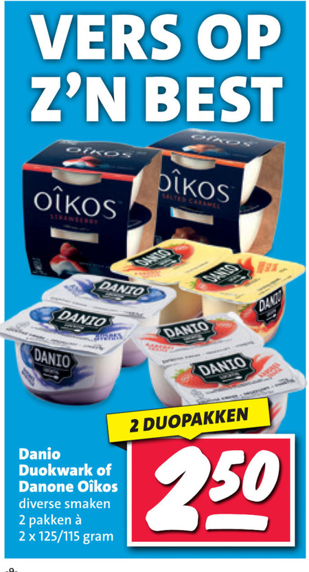 Danone Danio Vruchtenyoghurt Kwark Folder Aanbieding Bij Nettorama