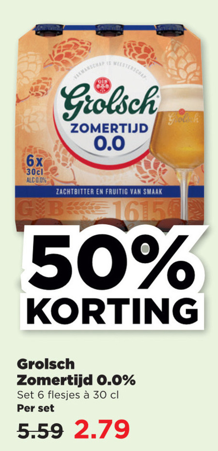 Grolsch Alcoholvrij Bier Folder Aanbieding Bij Plus Details