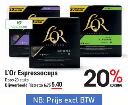 Douwe Egberts L Or Koffiecups Folder Aanbieding Bij Sligro Details