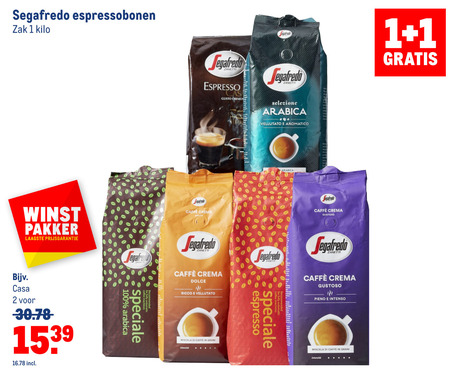 Segafredo Koffiebonen Folder Aanbieding Bij Makro Details