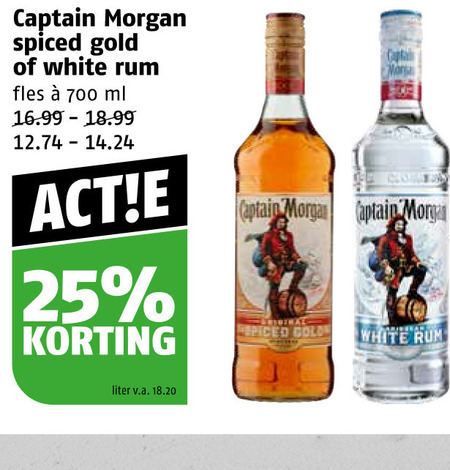 Captain Morgan Rum Folder Aanbieding Bij Poiesz Details