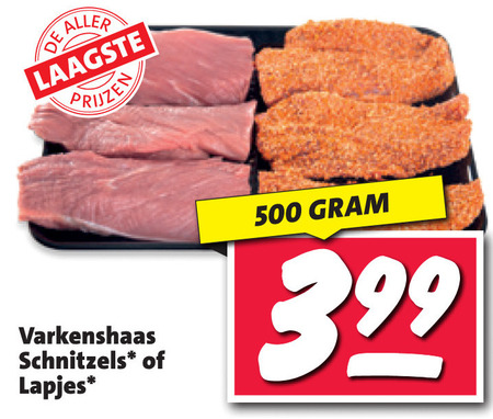 Varkensschnitzel Varkensfiletlapjes Folder Aanbieding Bij Nettorama