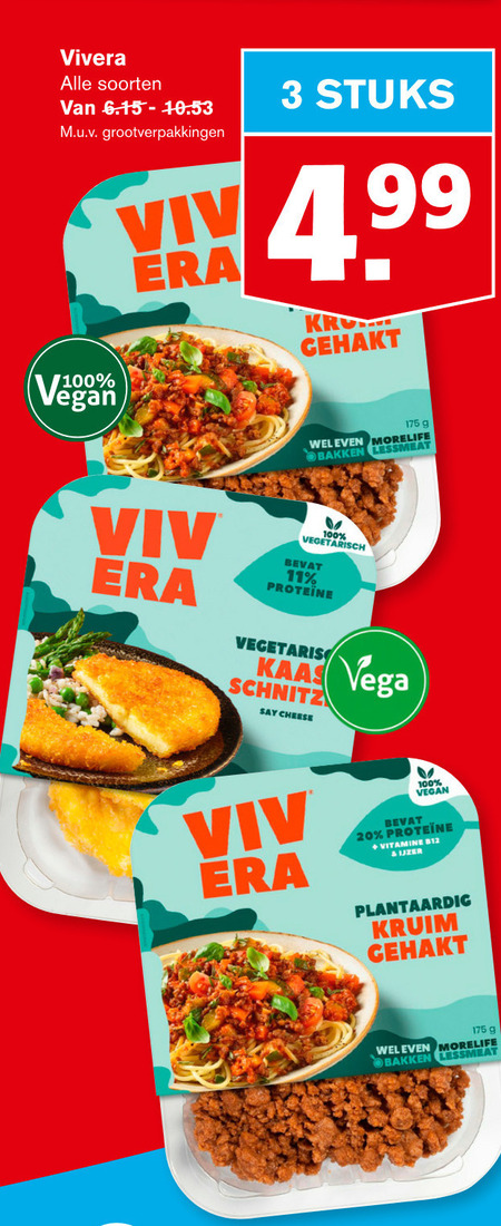 Vivera Vegetarisch Folder Aanbieding Bij Hoogvliet Details