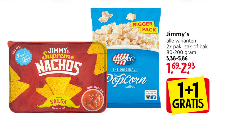 Jimmys Chips Popcorn Folder Aanbieding Bij Jan Linders Details