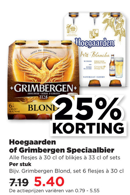 Grimbergen Speciaalbier Folder Aanbieding Bij Plus Details