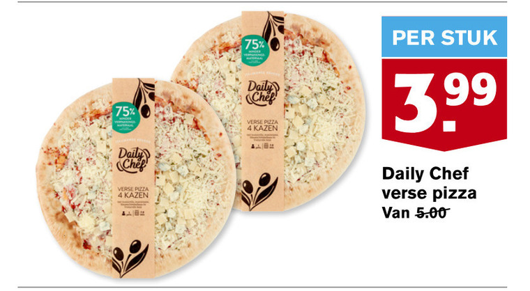 Daily Chef Verse Pizza Folder Aanbieding Bij Hoogvliet Details