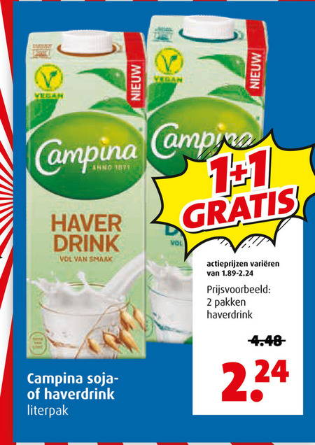 Campina Soja Yoghurt Folder Aanbieding Bij Boni Details