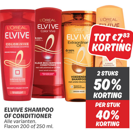 Elvive Conditioner Shampoo Folder Aanbieding Bij Dekamarkt Details