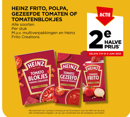 Heinz Tomatenpuree Tomatenblokjes Folder Aanbieding Bij Jumbo Details