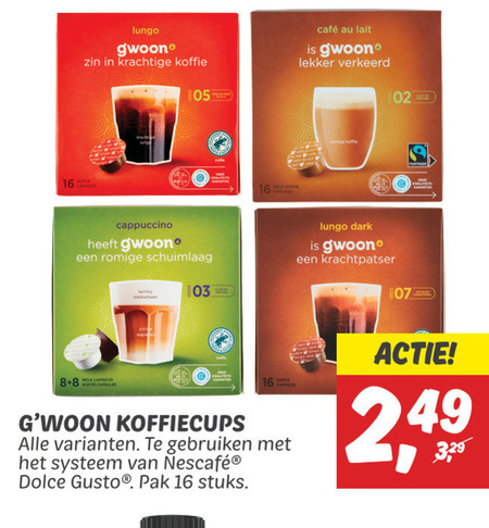 Gwoon Dolce Gusto Capsules Folder Aanbieding Bij Dekamarkt Details