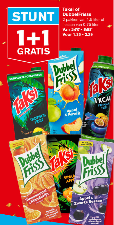 Taksi Fruitdrank Folder Aanbieding Bij Hoogvliet Details