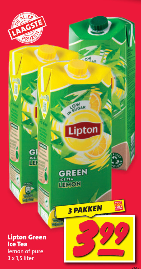 Lipton Ice Tea Folder Aanbieding Bij Nettorama Details