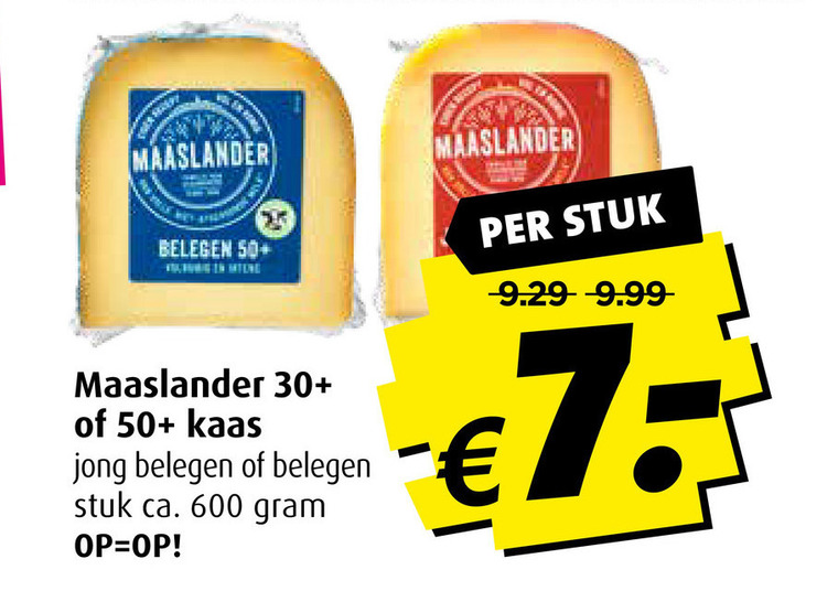 Maaslander Kaas Folder Aanbieding Bij Boni Details