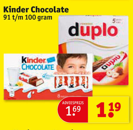 Kinder Chocolade Folder Aanbieding Bij Kruidvat Details