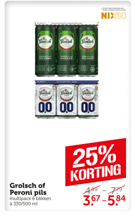 Grolsch Blikje Bier Speciaalbier Folder Aanbieding Bij Coop Details