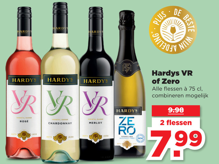 Hardys Rose Witte Wijn Folder Aanbieding Bij Plus Vandaag Details