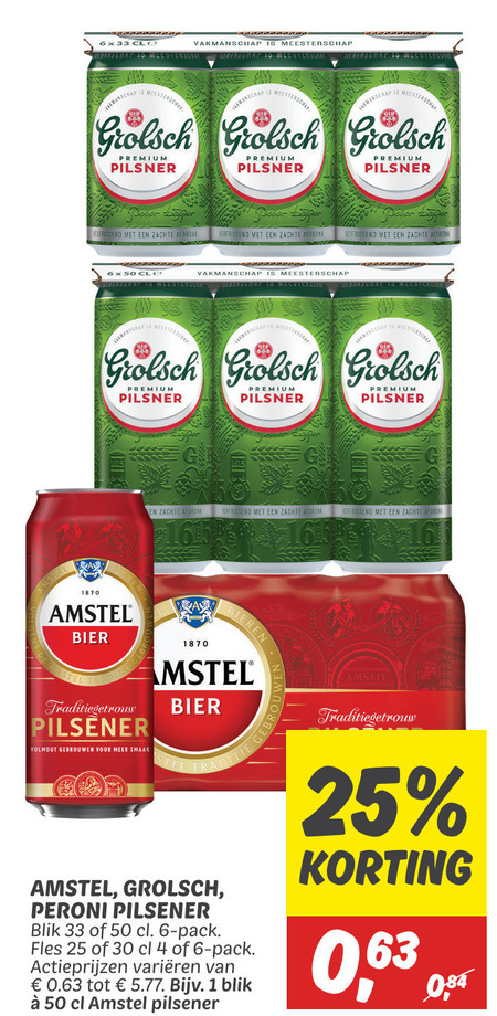 Grolsch Blikje Bier Speciaalbier Folder Aanbieding Bij Dekamarkt Details