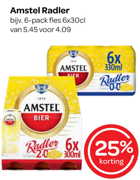 Amstel Radler Bier Folder Aanbieding Bij Spar Details