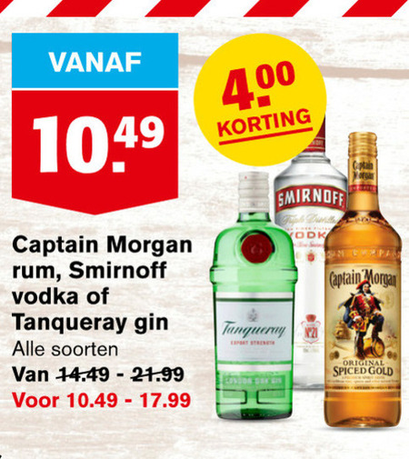 Captain Morgan Rum Gin Folder Aanbieding Bij Hoogvliet Details