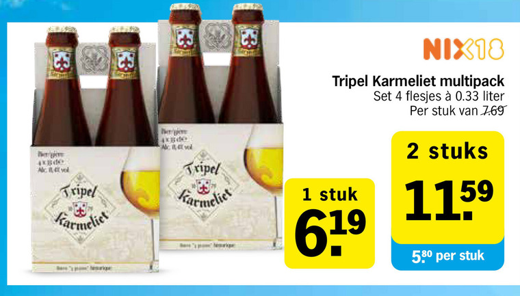 Karmeliet Speciaalbier Folder Aanbieding Bij Albert Heijn Details