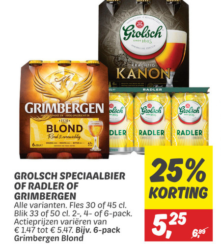 Grolsch Speciaalbier Radler Bier Folder Aanbieding Bij Dekamarkt Details