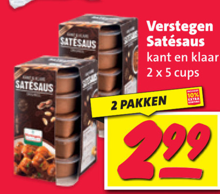 Verstegen Satesaus Folder Aanbieding Bij Nettorama Details