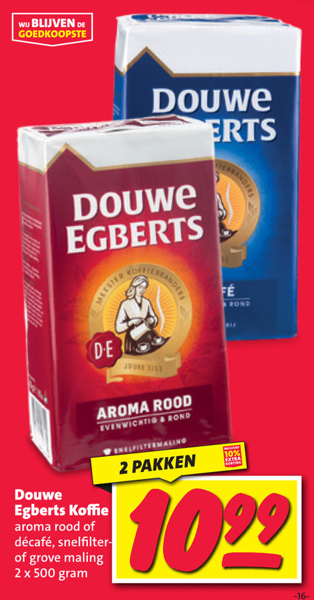 Douwe Egberts Koffie Folder Aanbieding Bij Nettorama Details