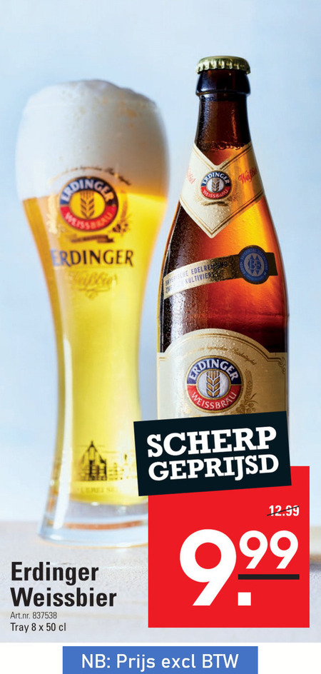 Erdinger Witbier Folder Aanbieding Bij Sligro Details