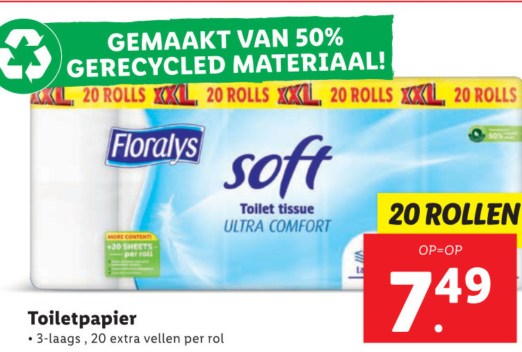 Floralys Toiletpapier Folder Aanbieding Bij Lidl Details