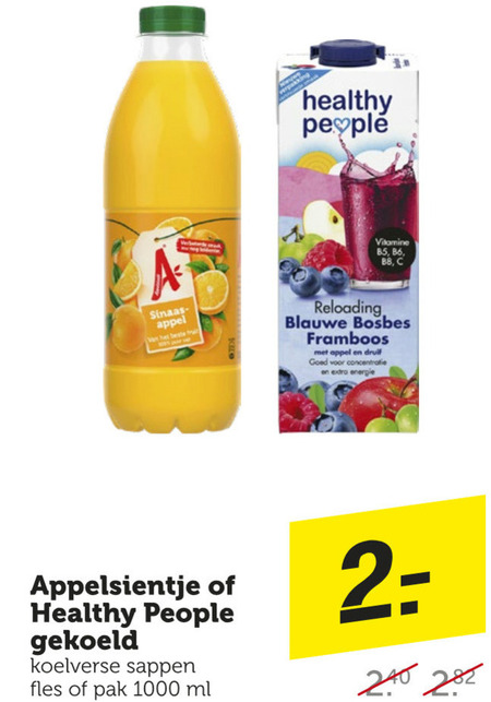 Healthy People Vruchtensap Folder Aanbieding Bij Coop Details